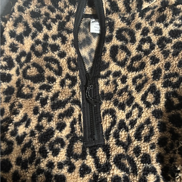 No Boundaries Animal Print Fleece Jacket - Picture 2 of 3